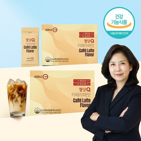 혈당큐Q 카페라떼맛 혈당 영양제