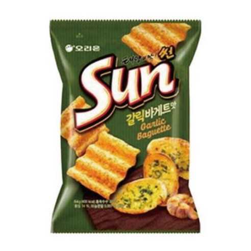 오리온 썬 갈릭바게트맛, 80g, 16개