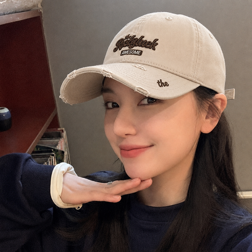 상품컴퍼니 남녀공용 자수 빈티지 모자 야구모자 워싱 볼캡