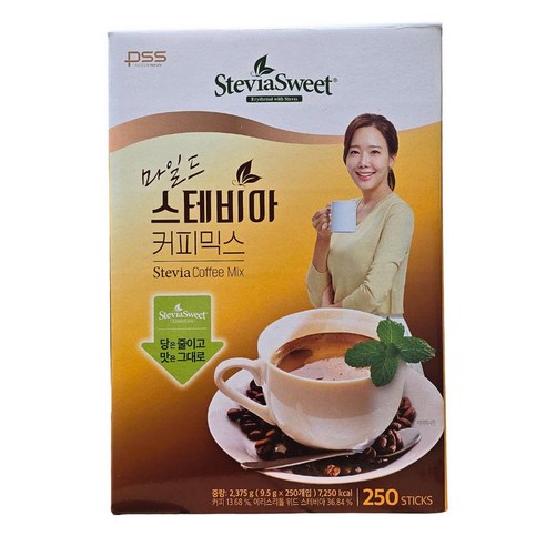 펄세스 소유진 마일드 스테비아 커피믹스 대용량