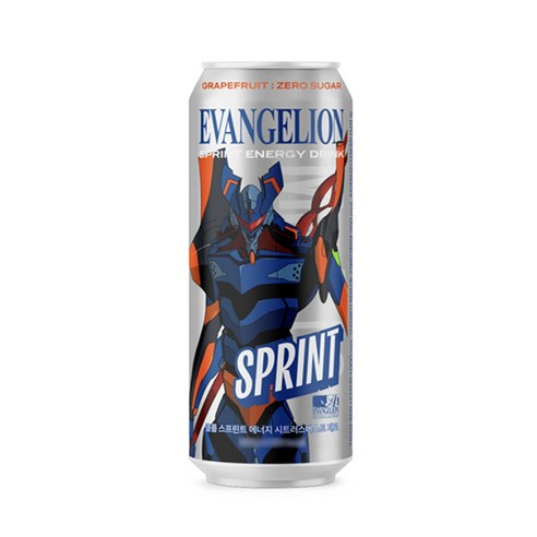 에반게리온 스프린트에너지드링크 시트러스버스트제로 500ml x 10개