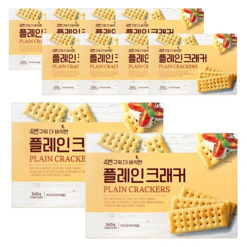 4번구워 더 바삭한 플레인 크래커