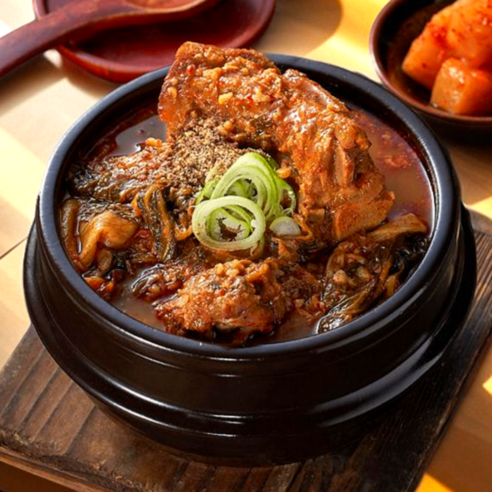 (재구매1등) 할머니해장국 가마솥전통방식 깊고진한 국내산 우거지 뼈해장국