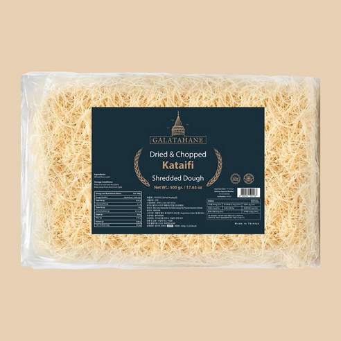 갈라타하네 건조 카다이프 면, 12개, 500g