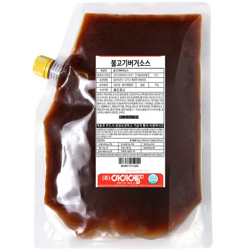 아이엠소스 불고기버거소스, 1kg, 1개