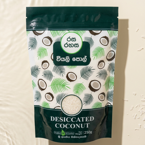데시게티드 코코넛 DESICCATED COCONUT 250g 코코넛100%함유 과채가공품 스리랑카, 250g, 1개