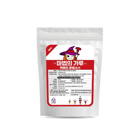 마법의가루 떡볶이 소스 분말 가루 매운맛, 100g, 1개