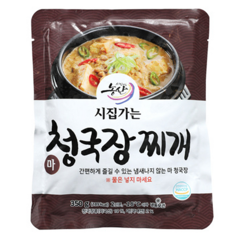 시집가는 청국장찌개, 350g, 25개