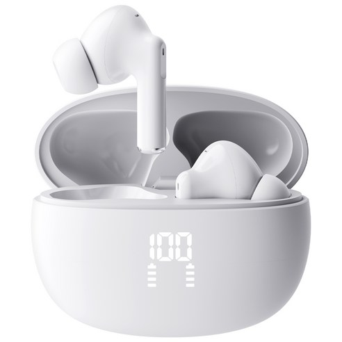 프랑스 톰슨 ENC 노이즈 캔슬링 LED 블루투스 6.0 이어폰 무선 방수