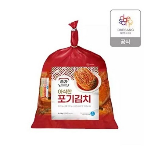 (M)[종가] 아삭한 포기김치 4.4kg