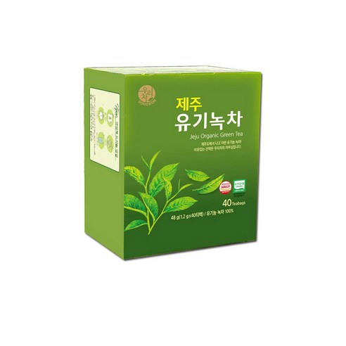 송원 제주 유기녹차 40티백, 1.2g, 40개입, 1개