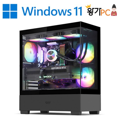 왕가PC 윈도우 15세대 울트라5 250KF 울트라7 270K/ RTX5060Ti 5070Ti 5080/ RAM32G 64G/ SSD1TB 2TB / 고성능 조립컴퓨터 AI 딥러닝, 왕가PC 프라임(PRIME) P01번