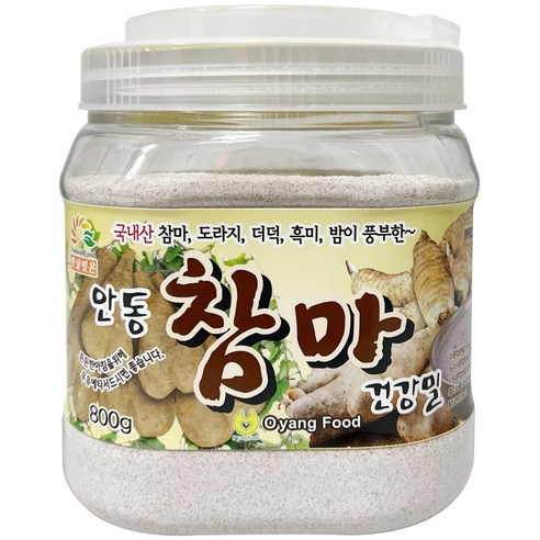 오양식품 안동 참마 건강밀 선식 통, 800g, 5개