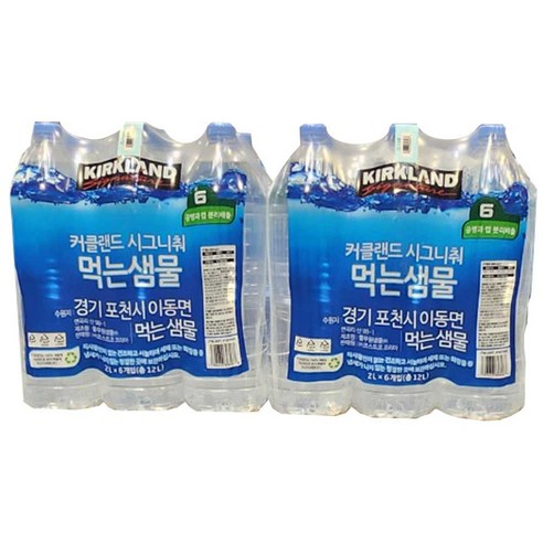 커클랜드 시그니춰 생수 2L(6개입) 6박스(36개), 2L, 단품
