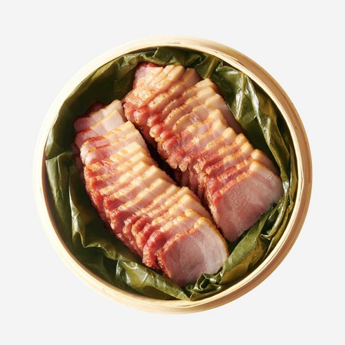 이목원 훈제 연잎삼겹 삼겹살, 7개, 400g