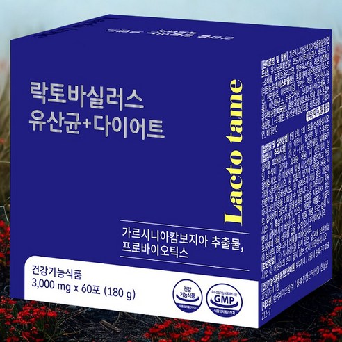 가르시니아와 프로바이오틱스를 한번에!! 장건강과 다이어트를 한번에!! 간편하게 시작하세요!! 락토바실러스유산균다이어트, 6세트, 60정