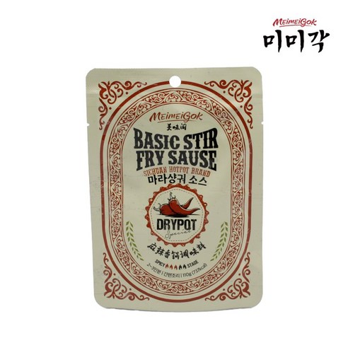 미미각 마라샹궈 소스 마라맛 볶음소스, 10개, 110g