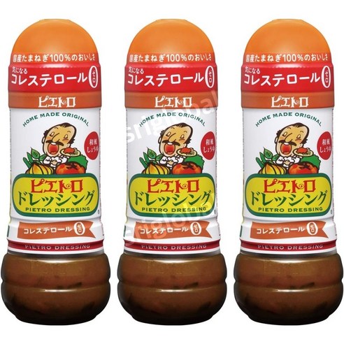 Pietro. 일본직구 피에트로 드레싱 일본 간장 280ml (3개 세트) 제로