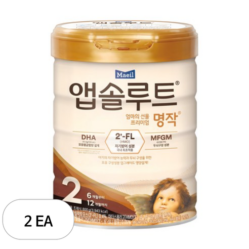 앱솔루트 엄마의 선물 프리미엄 명작 분유 2단계