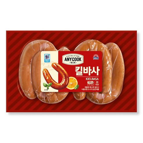 대림냉장 대림선 애니쿡킬바사 720g 4개