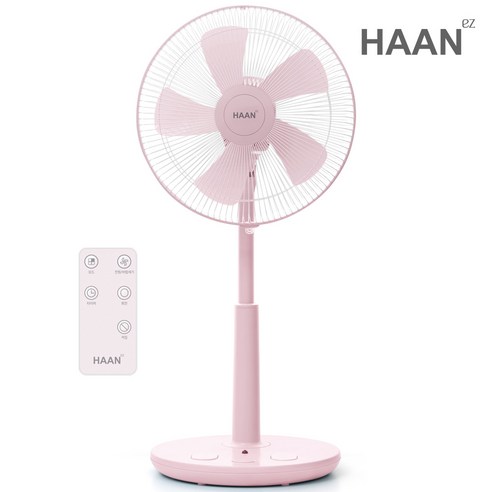 한경희생활과학 초미세풍 발터치 리모컨 컬러 선풍기 HAAN-HDC230