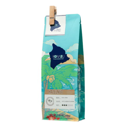 코나포유 세계3대커피 하와이 코나커피 헤이즐넛 원두 200g, 홀빈(분쇄안함), 200g, 1개