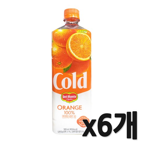 롯데칠성음료 델몬트콜드 오렌지