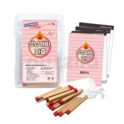 [퍼즐리아] 두뇌건강 성냥개비퍼즐, 1개