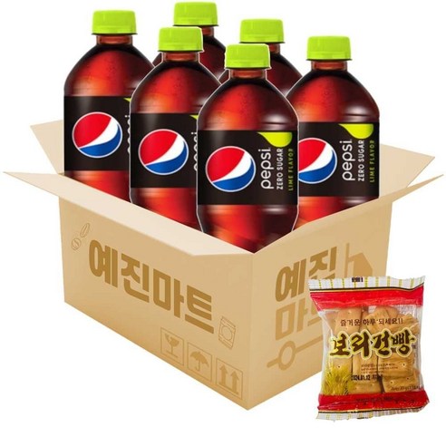 예진마트 펩시콜라 제로 라임향 1.25 6페트 koo+0011mc