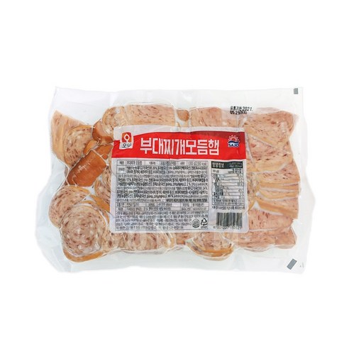 에이치에이유통 사조오양 부대찌개 모듬햄 1kg 부대찌개재료 슬라이스햄 8개이상 무료배송, 1kg, 1개