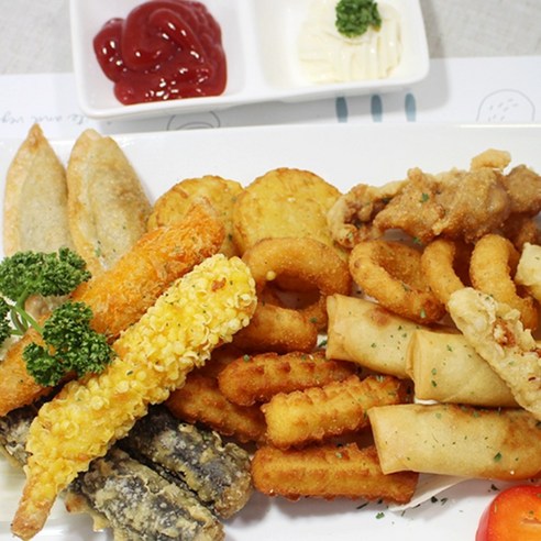 업소용 냉동 안주세상 모듬튀김 500g