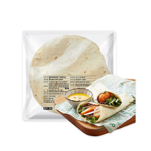 밀또띠아 10인치 (64.5g x 12장), 2개, 774g