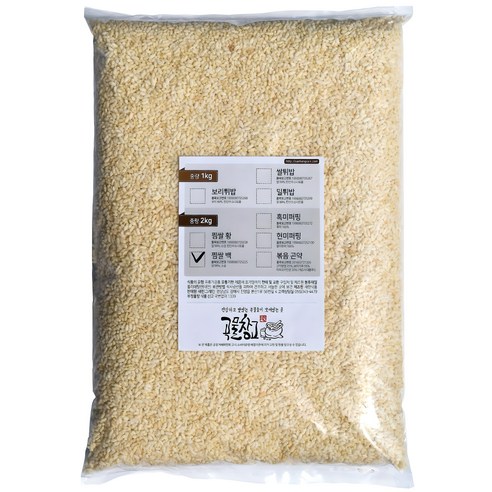 국산찜쌀백 1kg 강정재료 강정쌀 곡물창고