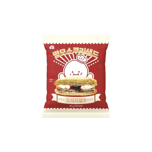 이웃집통통이 맘모스 쿠키샌드 오리지널맛, 8개, 145g