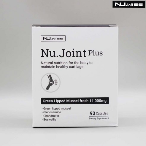 뉴와이즈 뉴 조인트 플러스 11000mg 90캡슐 초록입홍합 글루코사민 콘드로이친, 1개, 90캡슐
