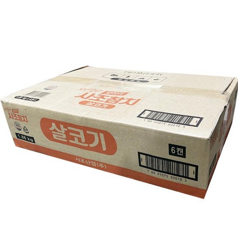 살코기참치 1.88KG사조 BOX(6), 1.88kg, 6개