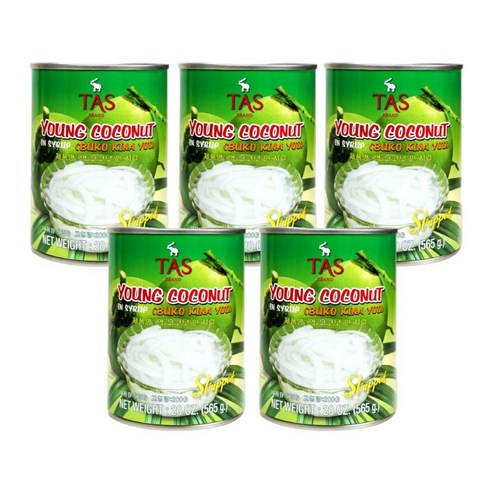 [PERA PLUS] Young coconut in syrup 565g 필리핀 영코코넛 인 시럽 과육