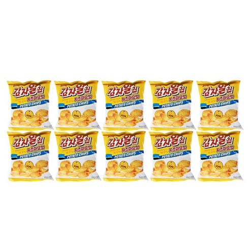 영양제과 감자알칩 치즈마요맛 24g x 10개 카사바칩 불량식품 스윙칩