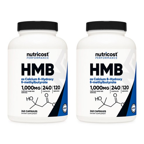 뉴트리코스트 HMB 1000mg 240캡슐, 240정, 2개