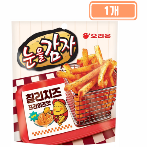 오리온 눈을감자 칠리치즈 프라이즈 스낵