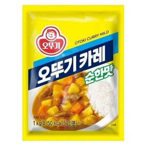 [청년푸드] 오뚜기카레 순한맛 1kg 과립형, 1kg, 1개