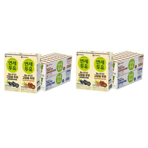 연세두유 뼈를 생각한 고칼슘 검은콩 호두아몬드 진득찰 당뇨에좋은 건강두유 180ml