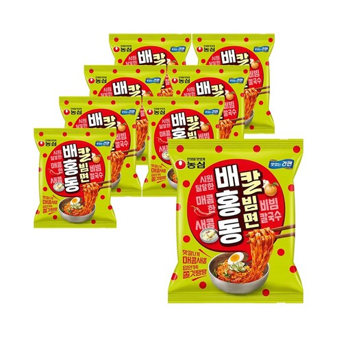 배홍동 칼빔면 128g, 8개