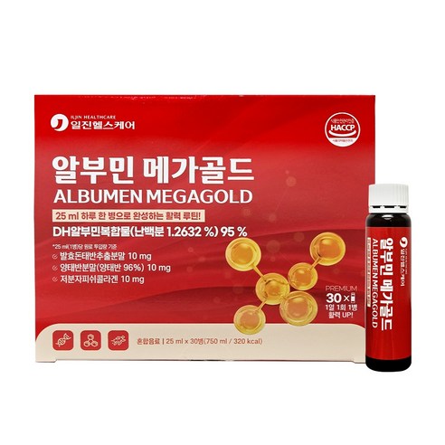일진헬스케어 알부민 메가골드 25ml x 30병, 1개