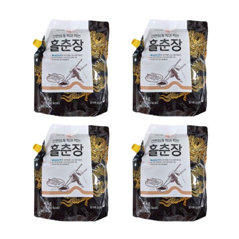 쿡스 홀춘장 3kgx4개 1박스, 4봉, 3kg