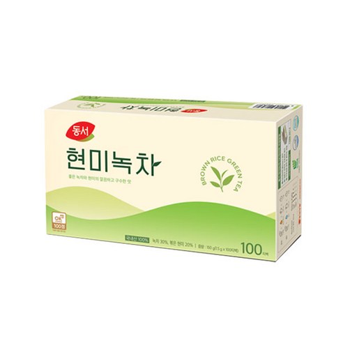 동서 현미녹차 티백