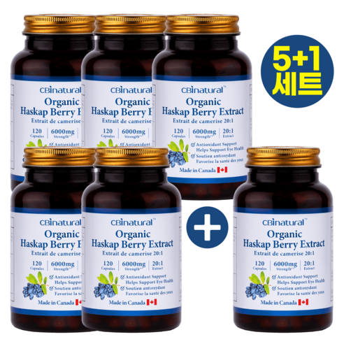 캐나다 20배 고농축 하스카프베리 300mg 120캡슐 4개월 캐나다 생산 본사직발송