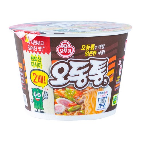 오뚜기 오동통면 큰컵 100g