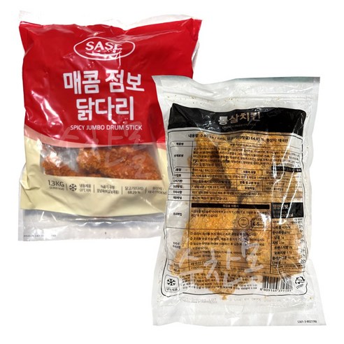 [에스프레쉬] 사세 인기상품세트 2종 ( 매콤점보 닭다리 1p + 통살치킨 1p )