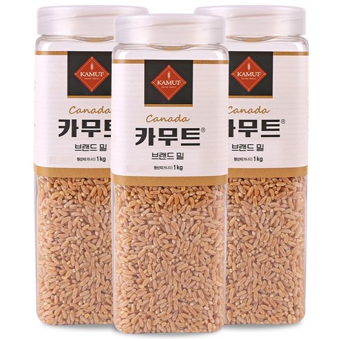 정품 카무트 쌀 고대곡물 호라산 브랜드 밀 1kg x 3개